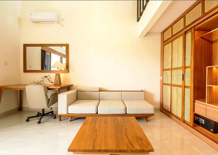 アパート New! Serenity Twin Penthouse Loft Rice View *