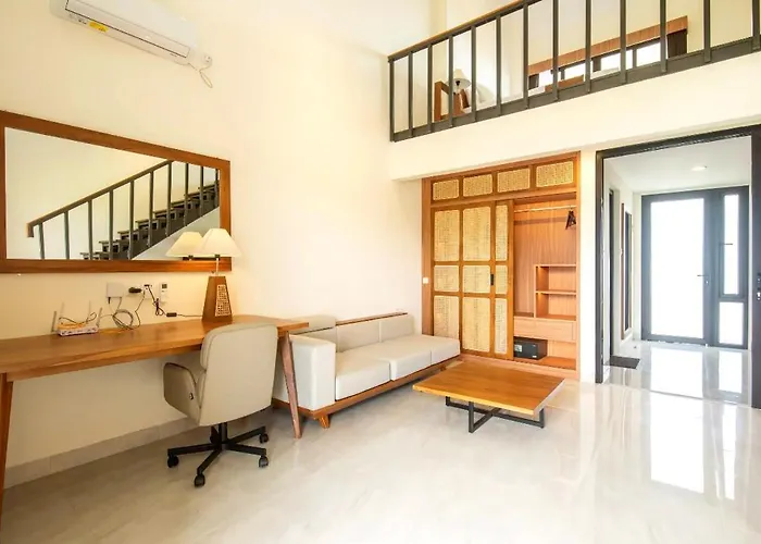 New! Serenity Twin Penthouse Loft Rice View アパート デンパサール