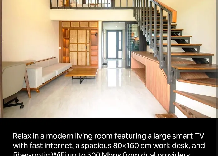 New! Serenity Twin Penthouse Loft Rice View * デンパサール