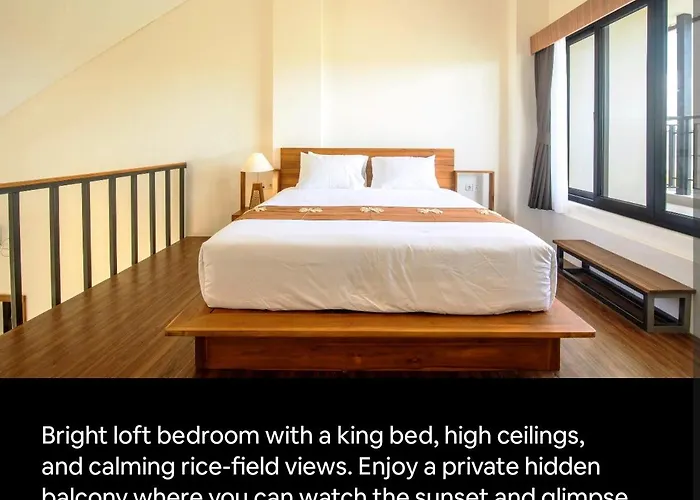New! Serenity Twin Penthouse Loft Rice View アパート *