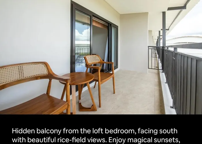 New! Serenity Twin Penthouse Loft Rice View アパート デンパサール